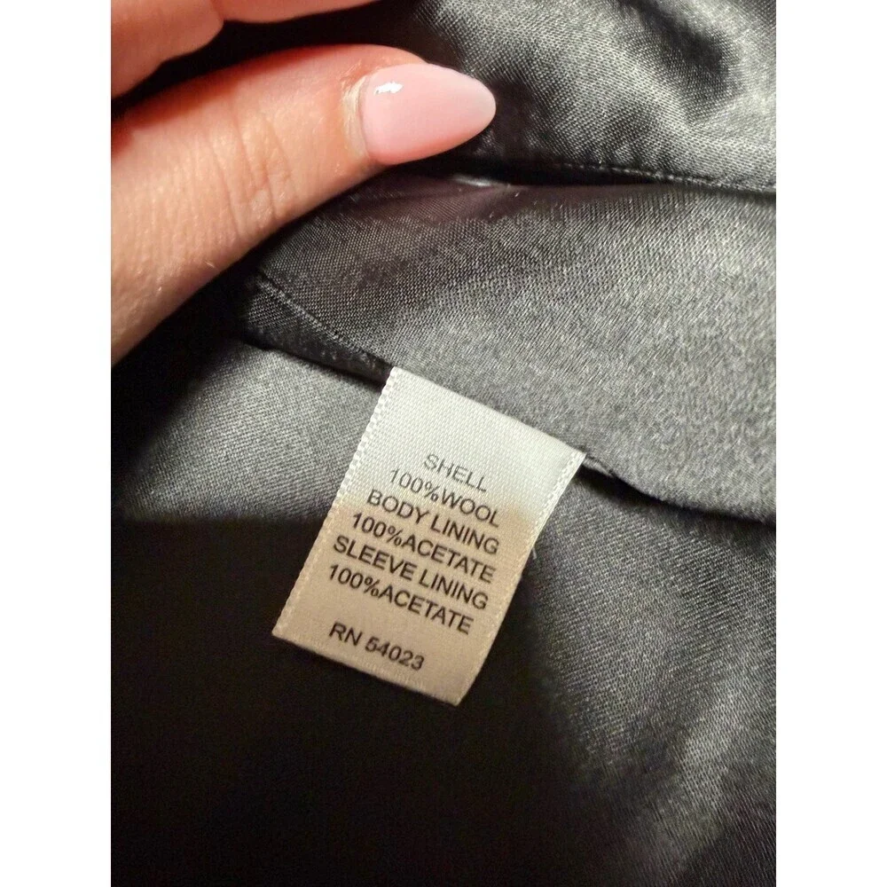 Banana Republic NWT Wool 2 Piece Modern Fit Black Suit 48L Jacket 40X32 Pants